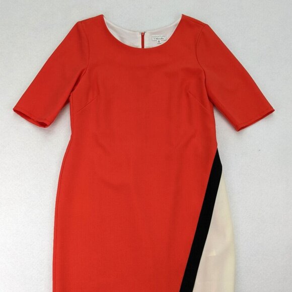 Robbie Bee Dresses & Skirts - Signature by Robbie Bee Women's Dress Size 14 Orange Sheath